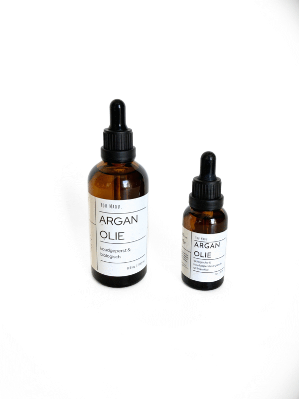 Argan olie: natuurlijke haar detangler + haar, nagels en huid olie
